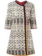 Etro Three-quarter Sleeve Coat, Women's, Size: 38, Nude/neutrals, Cotton/silk/polyester/acetate