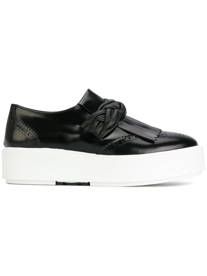 Morobé Knotted Detail Sneakers - Black