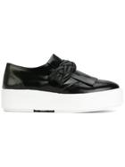 Morobé Knotted Detail Sneakers - Black