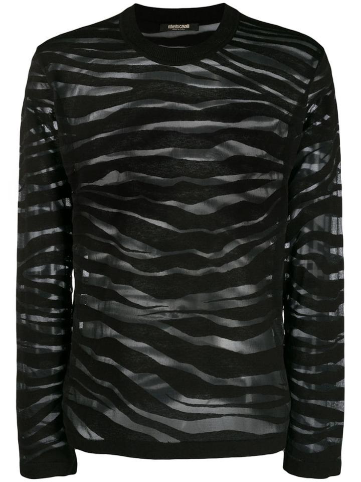 Roberto Cavalli Zebra Jumper - Black