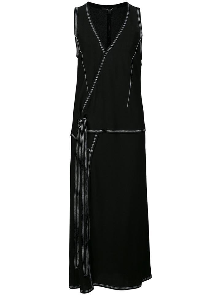 Derek Lam Asymmetrical Tank Dress - Black
