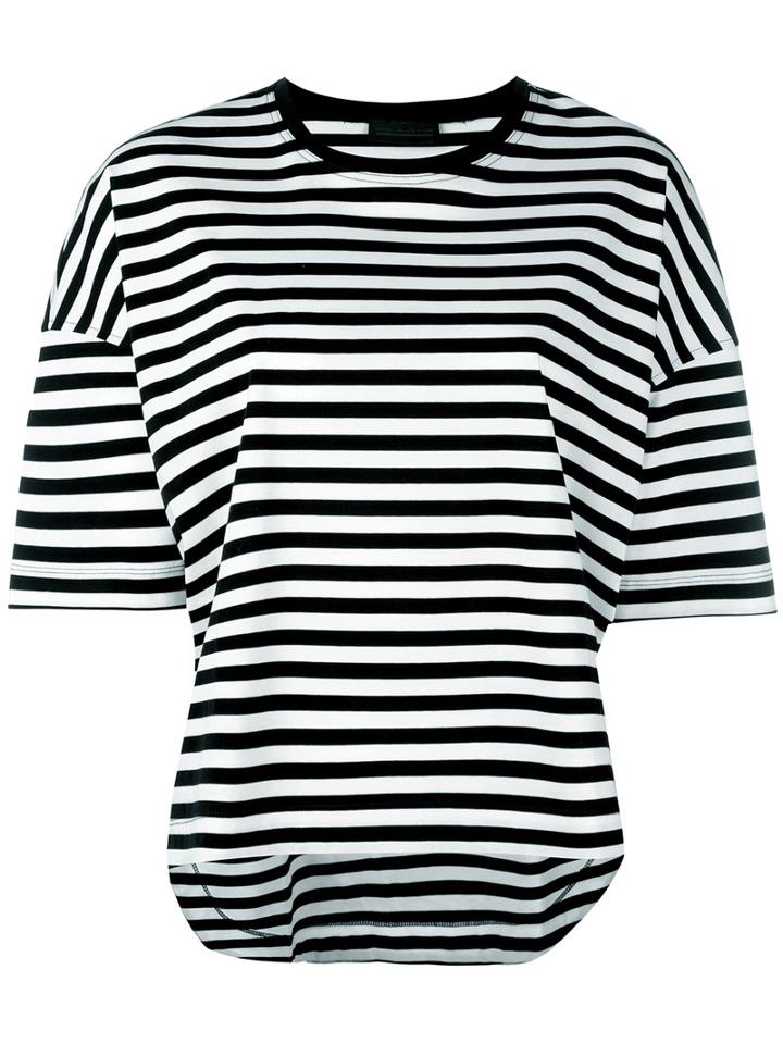 Diesel Black Gold - Horizontal Stripe T-shirt - Women - Cotton - Xs, Cotton