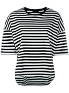 Diesel Black Gold - Horizontal Stripe T-shirt - Women - Cotton - Xs, Cotton