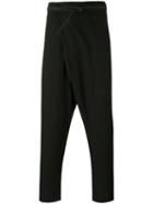 Transit - Loose Fit Trousers - Men - Linen/flax - S, Black, Linen/flax