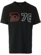 Diesel Print T-shirt, Men's, Size: Xl, Black, Cotton