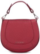 Orciani Saddle Tote Bag, Women's, Red, Calf Leather
