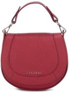 Orciani Saddle Tote Bag, Women's, Red, Calf Leather