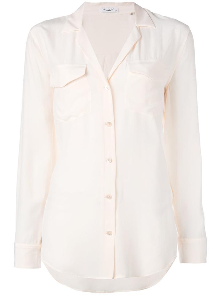 Equipment Button-up Shirt - Nude & Neutrals