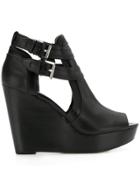 Michael Michael Kors Blaze Open-toe Boots - Black
