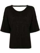 Iro Flared Sleeve T-shirt - Black