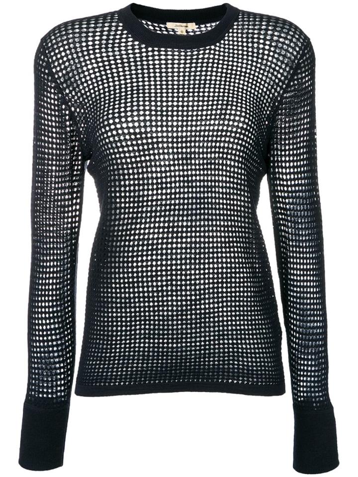 Bellerose Mesh Knitted Top - Blue