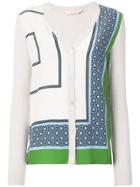 Tory Burch V-neck Cardigan - Nude & Neutrals