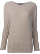 Ralph Lauren Black Ribbed Jumper, Women's, Size: Small, Nude/neutrals, Nylon/cashmere