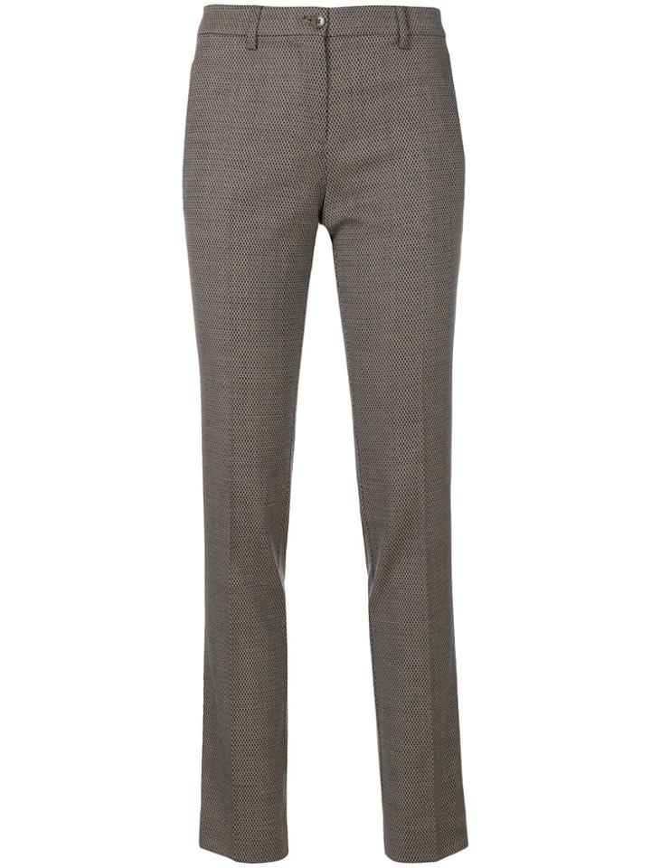 Etro Checked Tailored Pants - Brown