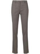 Etro Checked Tailored Pants - Brown