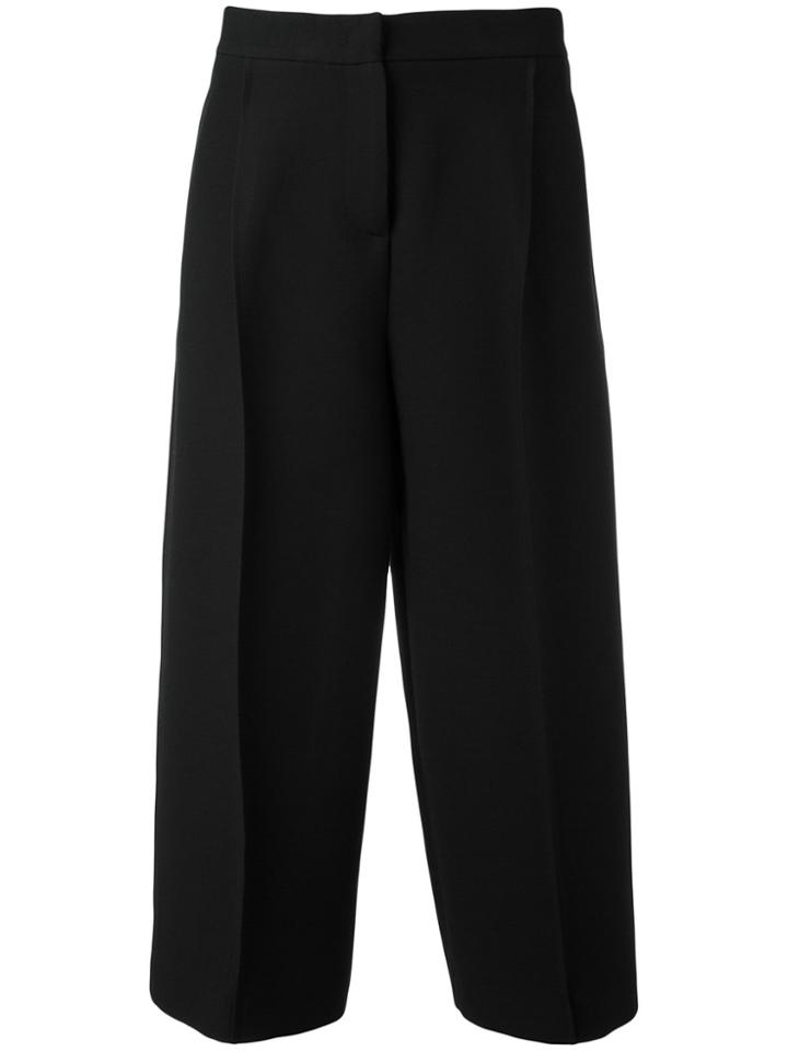 Fendi Tailored Cropped Trousers - Black