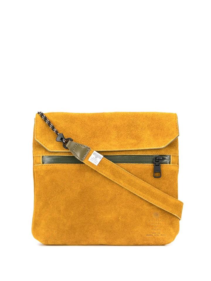 As2ov Flat Shoulder Bag - Brown