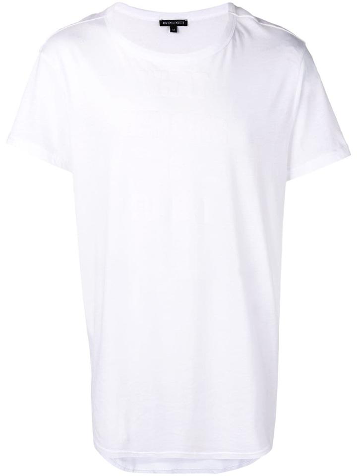 Ann Demeulemeester Short Sleeved T-shirt - White