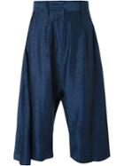 Fad Three Drop-crotch Trousers, Men's, Size: M, Blue, Linen/flax/cupro