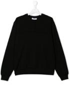 Dondup Kids Teen Established In 1999 Printed Sweathshirt - Black