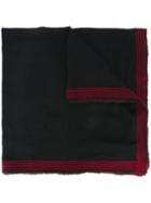 Faliero Sarti Woven Scarf, Adult Unisex, Black, Modal/virgin Wool