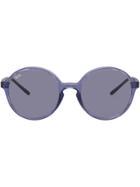 Ray-ban Round Frame Sunglasses - Purple