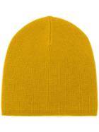 Yves Salomon Casual Beanie Hat - Yellow