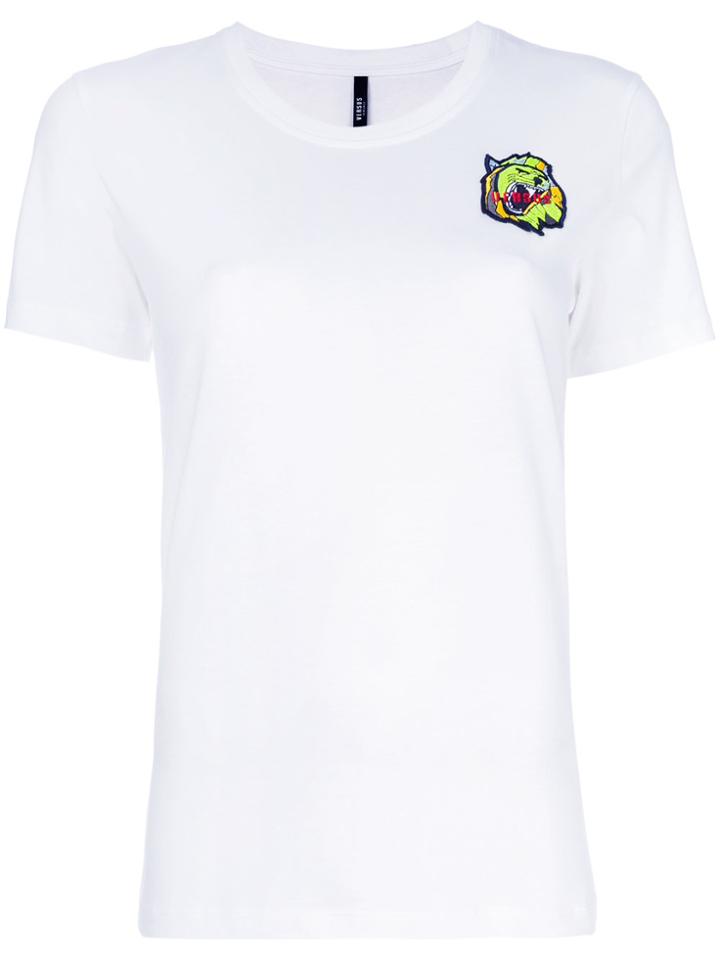Versus Wolf Patch-appliquéd T-shirt - White