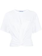 T By Alexander Wang Twist T-shirt, Women's, Size: Medium, White, Cotton