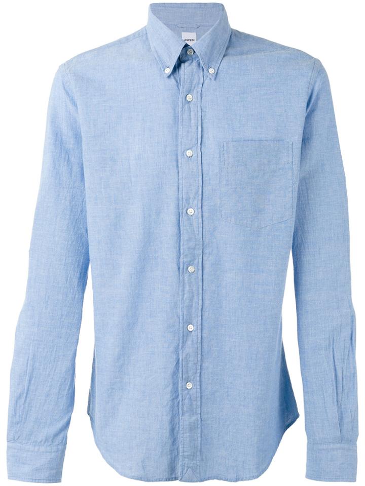 Aspesi Chambray Shirt - Blue