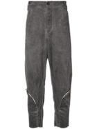 Lost & Found Rooms Drop-crotch Cropped Trousers - Grey