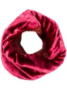 Issey Miyake Velvet Infinity Scarf - Pink & Purple