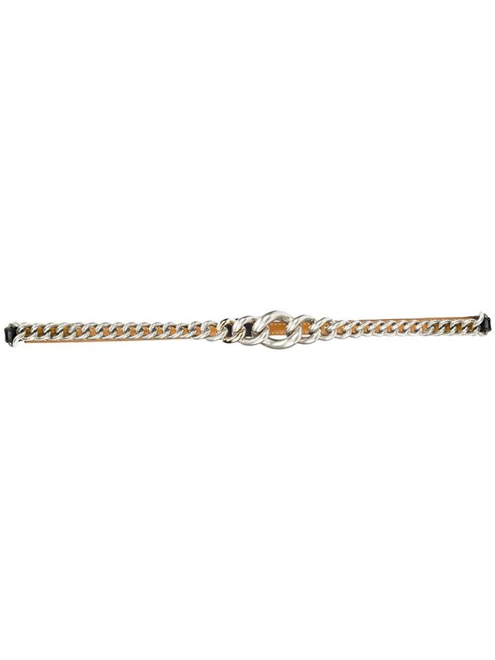 Ermanno Scervino Curb Chain Belt - Black