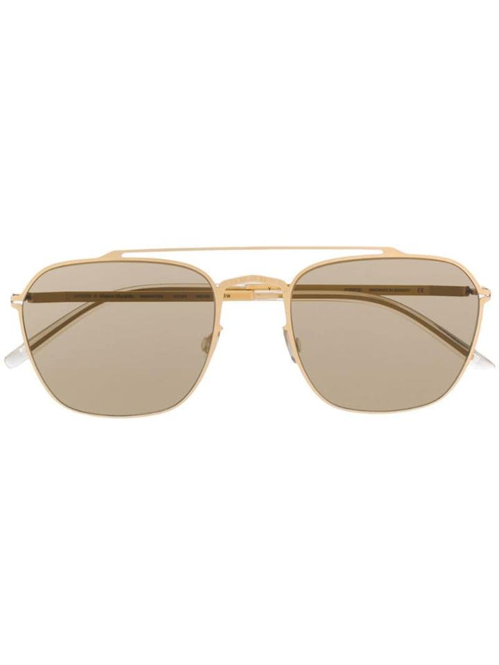 Mykita X Maison Margiela Craft 006 Sunglasses - Gold