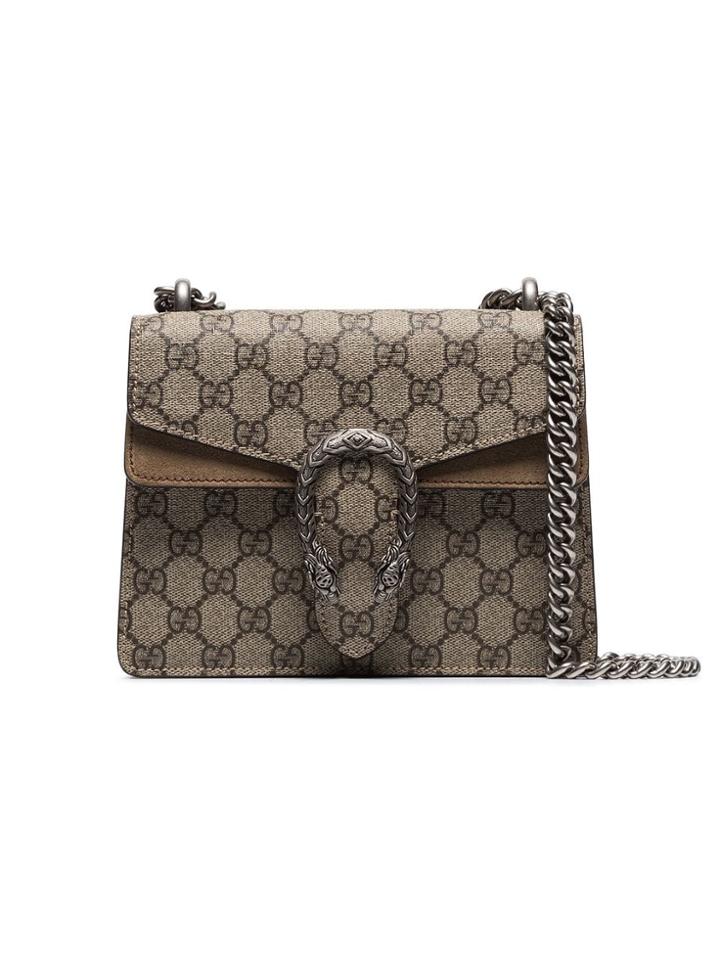Gucci Multicoloured Dionysus Mini Gg Supreme Canvas Shoulder Bag -