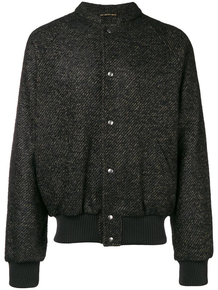 Oamc Wool Bomber Jacket - Green