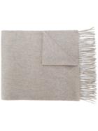 N.peal Woven Scarf - Grey