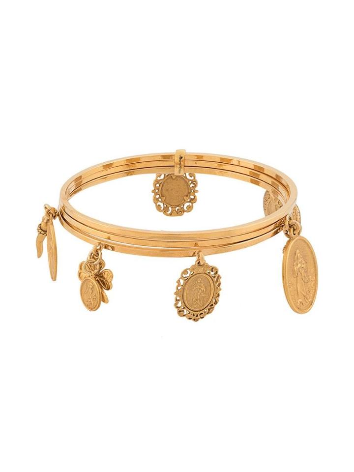 Dolce & Gabbana Multiple Charms Bracelet - Gold
