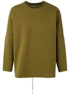 Oamc Printed Back Sweatshirt - Green
