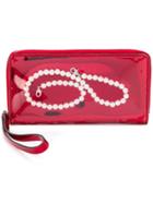Mm6 Maison Margiela Trapped Pearl Wallet - Red