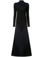 Layeur Colour Block Jersey Dress - Black
