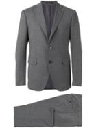 Tagliatore Dinner Suit, Men's, Size: 46, Grey, Cupro/virgin Wool