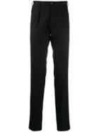 Pt01 Straight-leg Wool Chinos - Black