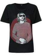 R13 - Kurt Cobain T-shirt - Women - Cotton/cashmere - S, Black, Cotton/cashmere