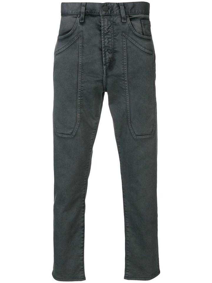 Jeckerson Panelled Jeans - Grey