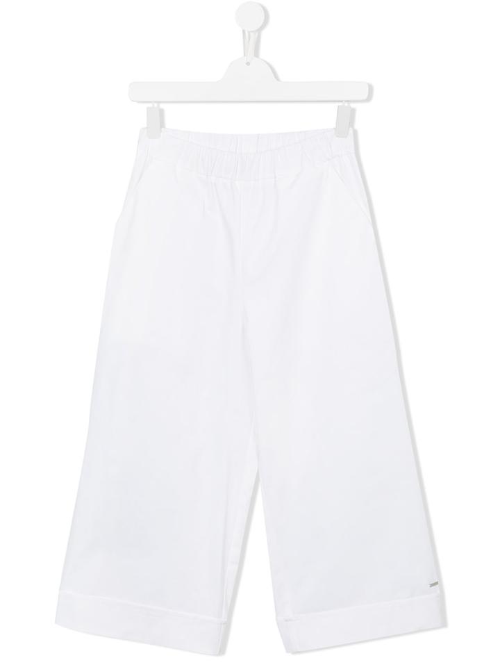 Loredana Twill Trousers, Girl's, Size: 14 Yrs, White