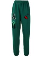 Aries Multi-patches Sweatpants, Women's, Size: 1, Green, Cotton/polyester