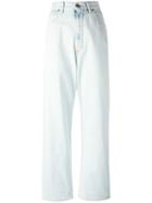 Golden Goose Deluxe Brand Wide Leg Jeans, Women's, Size: 26, Blue, Cotton