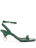 Yuul Yie Pearl Heel Sandals - Green