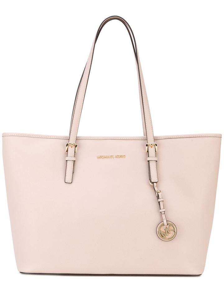 Michael Michael Kors - Jet Set Tote - Women - Calf Leather - One Size, Pink/purple, Calf Leather